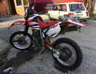 Honda xr250 переделан под кросс