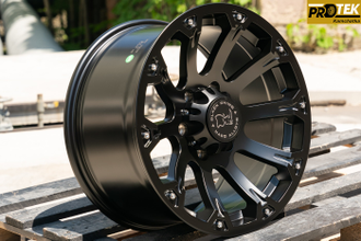 Комплект дисков R17 9,0J ET+20 6*139,7 Black Rhino Sidewinder Черный матовый (R595)