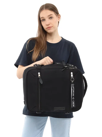 Рюкзак Сумка ручная кладь 40x30x20 Optimum RL, кордура черный