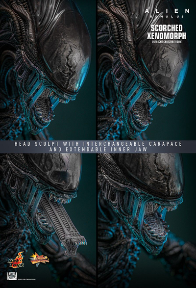 ПРЕДЗАКАЗ - Чужой (Ромул) - Коллекционная ФИГУРКА 1/6 Scorched Xenomorph Alien: Romulus (MMS784) - Hot toys ?ЦЕНА: 48600 РУБ.?