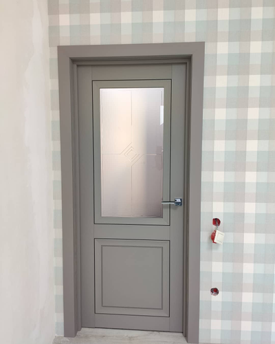 ДВЕРНАЯ ЛИНИЯ. ДЕКАНТО. SOFT TOUCH СЕРЫЙ БАРХАТ/ САТИН