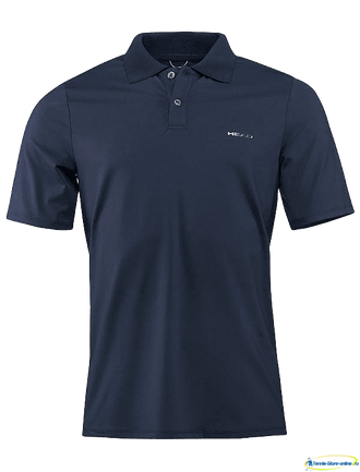 Теннисная футболка-поло Head Performance Polo M Plain (dark-blue)