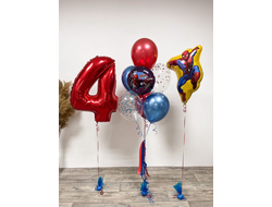 Композиция из шаров Человек паук