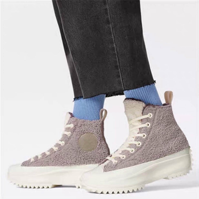 купить в мск оригинальные Converse Run Star Hike зимние коричневые высокие на платформе 172202C