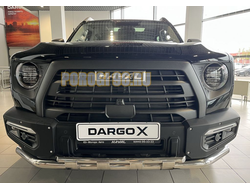 Защита переднего бампера с перемычками d60/42 для Haval Dargo X 2023-