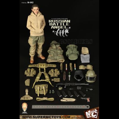 Анна (Российский спецназ) - Коллекционная ФИГУРКА 1/6 scale Russian battle angel Anna (M-082) - SUPER MC TOYS X Face Pool Figure