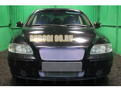 Защита радиатора Volvo S60 (I рестайлинг) 2004-2010 chrome низ PREMIUM