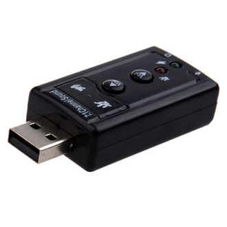Звуковая карта USB с регулировкой громкости (гарантия 14 дней)