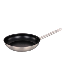 Сковорода 220/50 из нержавеющей стали с антипригарным покрытием, индукция