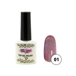 Гель-лак FOR YOU Cat's eye RAINBOW № 01