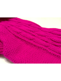 Свитер для собаки Косичка винный