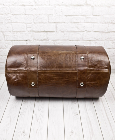 Кожаная дорожная сумка Faenza Premium brown (арт. 
4033-02)