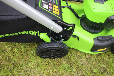 регулировка высоты Greenworks GD40LM48SP