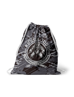 Мешок для обуви BRAVEGARD Дзюдо Гибкий путь черно-серый