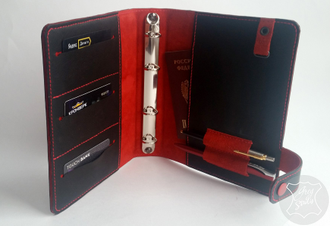 Мужской органайзер из натуральной кожи, кожаный ежедневник, ежедневник ручной работы, ежедневник спб