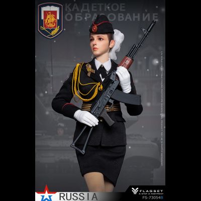 ПРЕДЗАКАЗ - Девушка-кадет - Коллекционная ФИГУРКА 1/6 Russian female soldiers Ninth Women's Military Academy (FS-73054B) - FLAGSET ?ЦЕНА: 18900 РУБ.?
