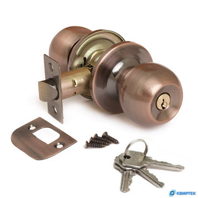 Ручка-защёлка дверная 6072-01 медь купить в Челябинске | КВИРТЕК