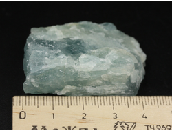 Берилл голубой (Аквамарин), необработанный, дикий образец, Бразилия (42*32*14 мм, 31 г) №37875