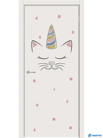 Межкомнатная глухая дверь с покрытием Эмаль Пикколино 06 купить в Челябинске | КВИРТЕК