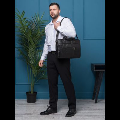 Сумка для ноутбука Rivoli black (арт. 1004-01)