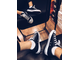 Кеды Converse All Star черные на ногах
