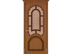 Дверь Межкомнатная "Соната" Ф-11 (Орех) ПО