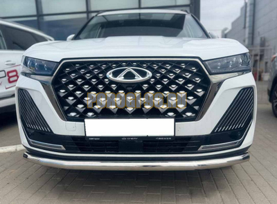 Защита переднего бампера Папа Тюнинг d60 для Chery Tiggo 7 Pro Max 2024-