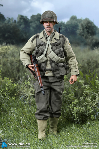 ПОСЛЕ ОБЗОРА - Рядовой Стэнли Меллиш ("Спасти рядового Райана") - КОЛЛЕКЦИОННАЯ ФИГУРКА 1/6 WWII US 2nd Ranger Battalion Series 6 – Private Mellish (A80155) - DID