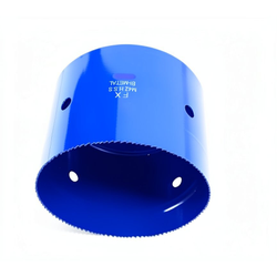 Коронка биметаллическая диаметр 200 мм глубина 100 мм с держателем 13 мм