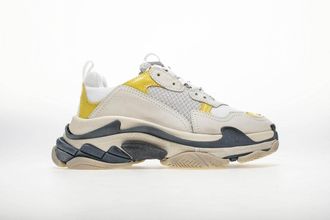 Кроссовки Balenciaga Triple S Light Grey/Yellow