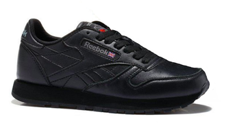 Reebok Classic черные, КОЖА женские (36-41) Арт: 005MF(I)