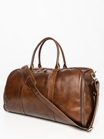 Кожаный портплед / дорожная сумка Goffredo 
Premium brown (арт. 4045-63)