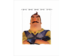 Штора в ванную Привет Сосед/ Hello Neighbor №5