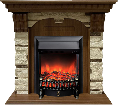 Электрокамин Дублин NT M1 с очагом Fobos