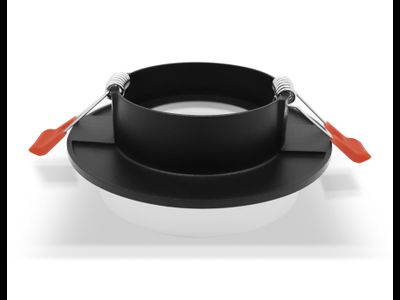 Встраиваемый светильник Ambrella MR16 GU5.3 max10W круг 98(70)x45 черн песок/белый мат. TECHNO SPOT TN1312 SBK/FR