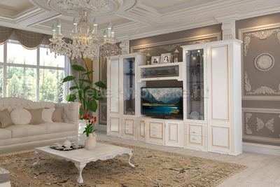 Гостиная Версаль в интерьере.