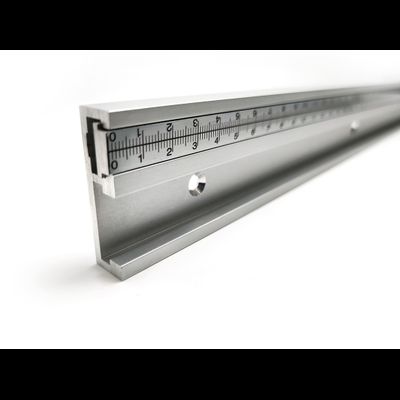 T-TRACK  с двумя пазами 19.3 мм + линейка (подвижная в пазу) 122 см.