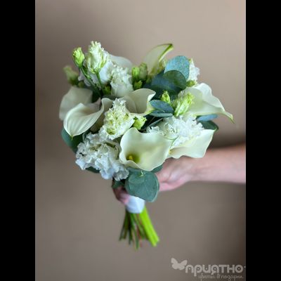 Букет невесты &amp; Бутоньерка №1302