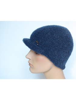 Синяя кепка жокейка женская Vizio Италия 8033 V фото