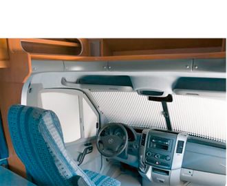 Штора защитная плиссе для Mercedes Sprinter,  VW Crafter