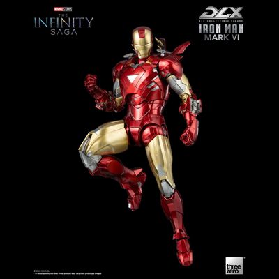 Железный Человек (Iron Man) - Коллекционная фигурка 1/12 SCALE The Infinity Saga DLX Iron Man Mark 6 (3Z05000C0) - Threezero