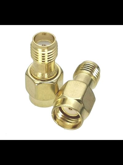 Переходник, SMA штекер RP - SMA гнездо (Аналогичен HYR-1137 (GSA-1137-RP))