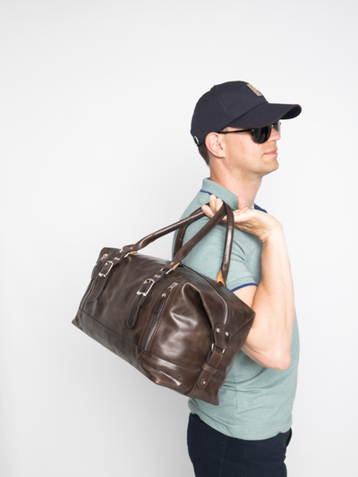 Кожаная дорожная сумка Ravenna Premium brown (арт. 4047-52)