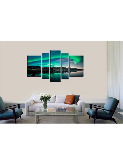 Модульная картина "Северное сияние"