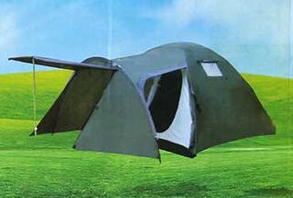 Туристическая палатка Lanyu 4-х местная водонепроницаемая м. 2706