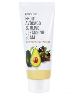 Пенка для умывания LEBELAGE  с экстрактом авокадо и маслом оливы
