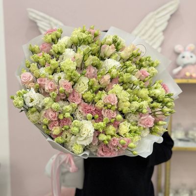 БУКЕТ МИКС ЭУСТОМЫ