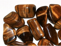 Тигровый глаз, галтовка в ассортименте, ЮАР (25-30 мм , 7-10 г) №8044