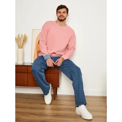 МУЖСКОЙ СВИТШОТ РОЗОВЫЙ "ВДОХНОВЕНИЕ"