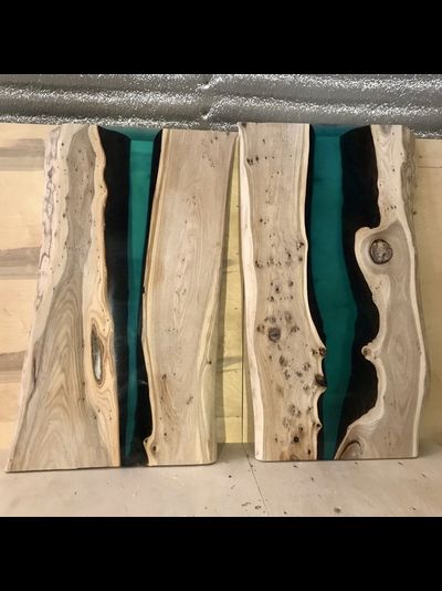 стол река из розовой акации